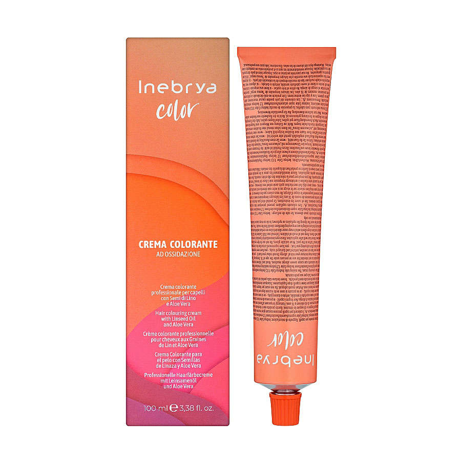 Перманентна крем-фарба для волосся Inebrya Color 10/0 Blonde Platinum, 100 мл